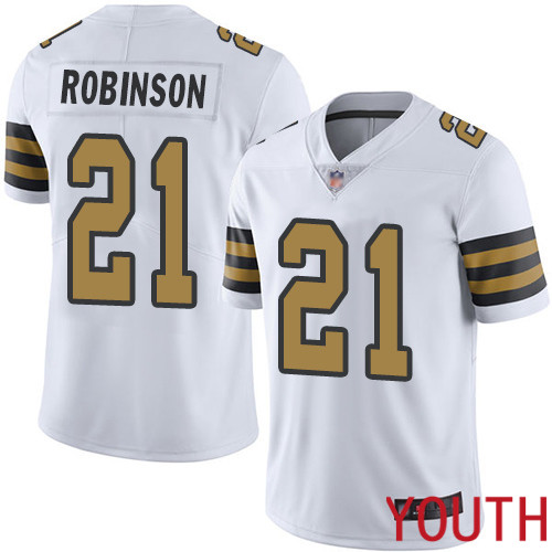 New Orleans Saints Limited White Youth Patrick Robinson Jersey NFL Football #21 Rush Vapor Untouchable Jersey->women nfl jersey->Women Jersey